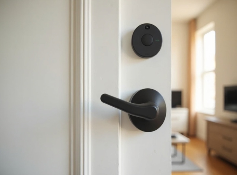 Best retrofit smart lock for renters installed on apartment door