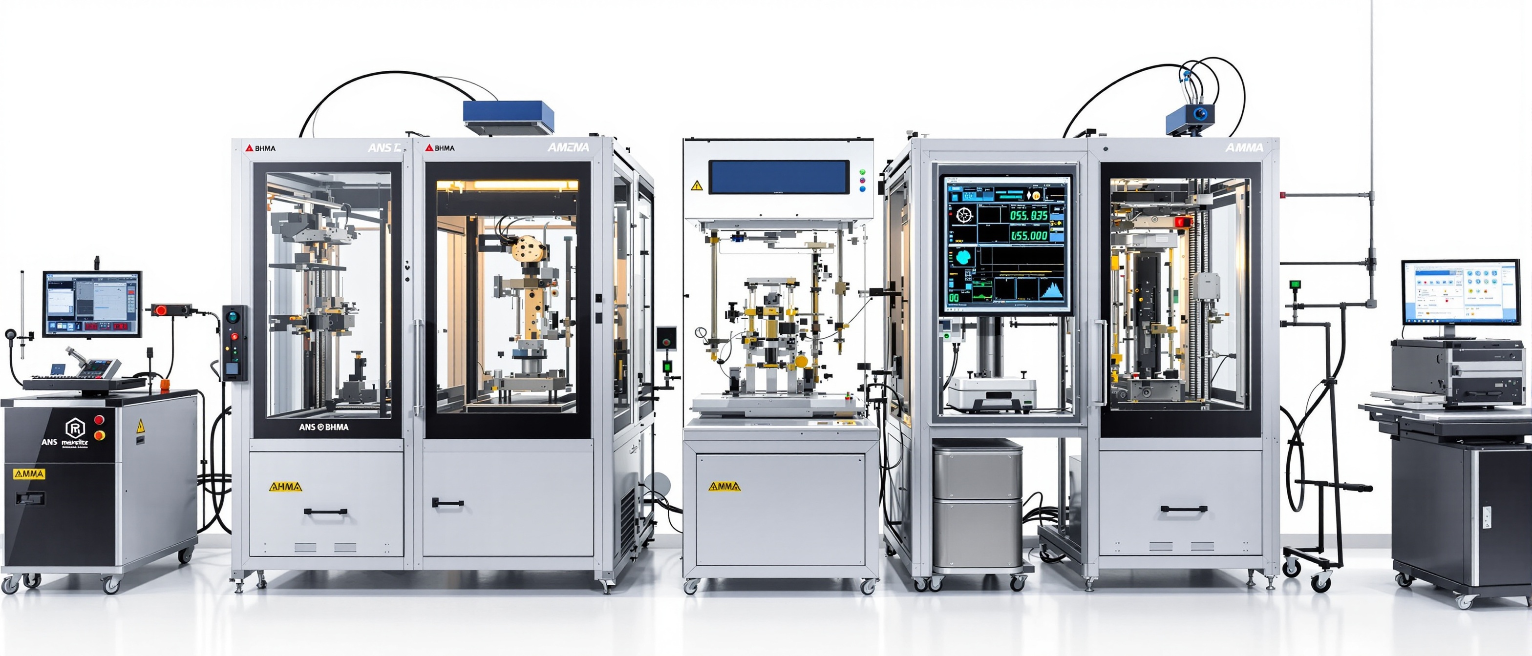 Smart lock lab testing equipment showing ANSI certification process